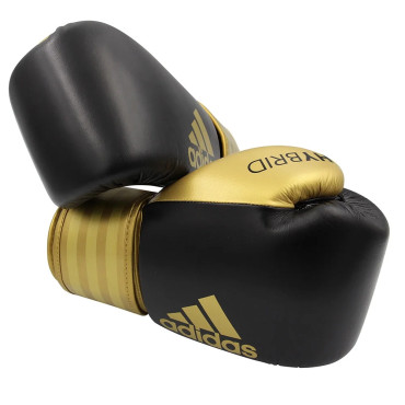 Adidas Hybrid 200 boxing gloves - black / gold