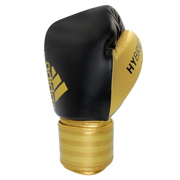 Adidas Hybrid 200 boxing gloves - black / gold