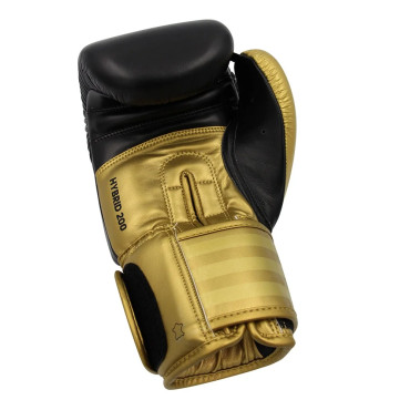 Adidas Hybrid 200 boxing gloves - black / gold