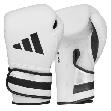 Boxerské rukavice Adidas Speed 501 - bílé / černé