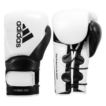 Boxing gloves Adidas Hybrid 350 Duo Lace - white