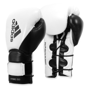 Boxing gloves Adidas Hybrid 350 Duo Lace - white