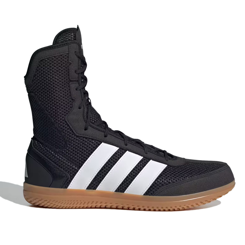 Boxerské boty Adidas Box Hog Wide - černé / bílé Boxerské boty Adidas Box Hog Wide - černé / bílé