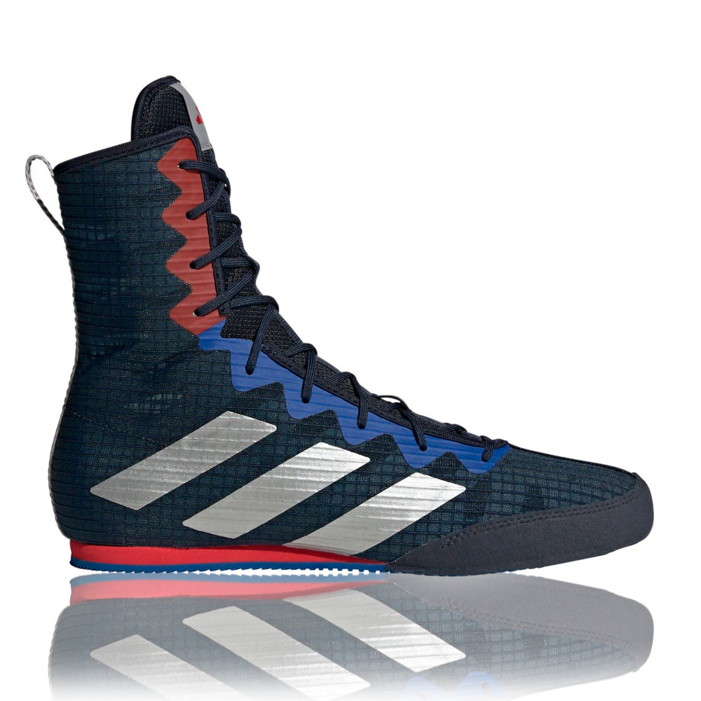 Boxerské boty Adidas Box Hog 4 - černé / modré