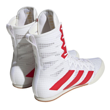 Boxing shoes Adidas Box Hog 4 - white / red