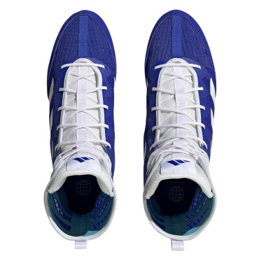 Boxing shoes Adidas Box Hog 4 - white / blue