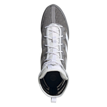 Boxing shoes Adidas Box Hog 4 - grey / white
