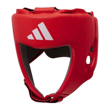 Boxerská helma Adidas IBA Boxing - červená