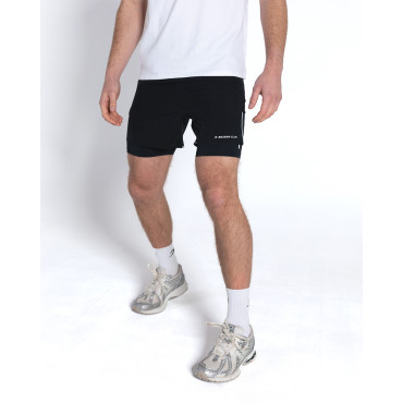 BOXRAW x Bivol shorts with leggings 2in1