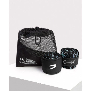 Boxing hand wraps BOXRAW Disciplined - black