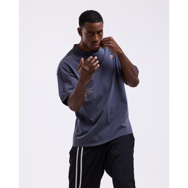 T-shirt BOXRAW x Bivol Oversized - charcoal
