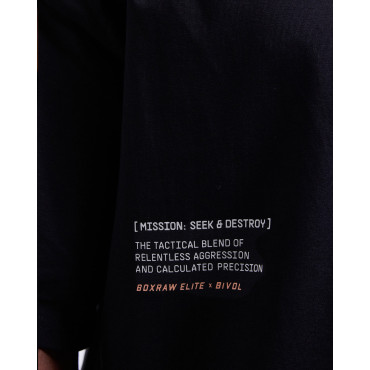 T-shirt BOXRAW x Bivol Oversized - black