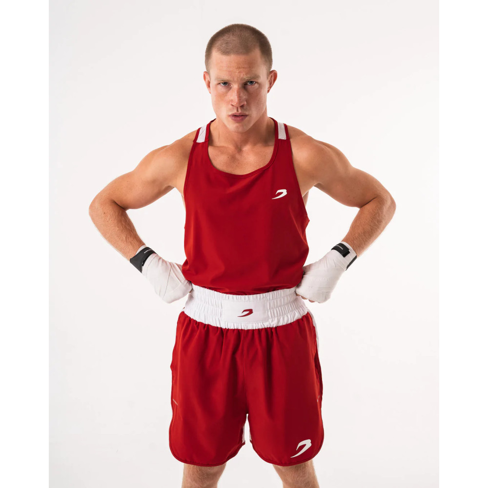 Boxing tank top Stevenson BOXRAW - red 