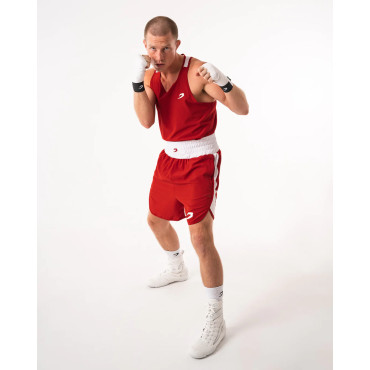 Boxing tank top Stevenson BOXRAW - red 