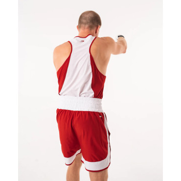 Boxing tank top Stevenson BOXRAW - red 