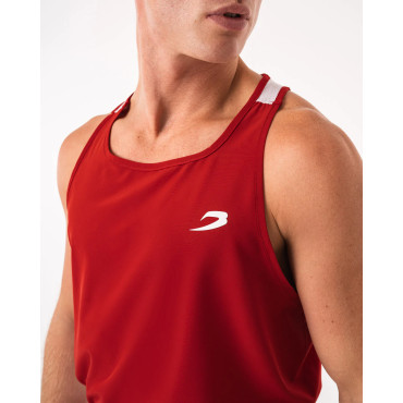 Boxing tank top Stevenson BOXRAW - red 