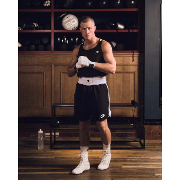 Boxing tank top Stevenson BOXRAW - red 