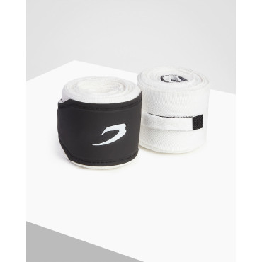 Boxing hand wraps BOXRAW - white 