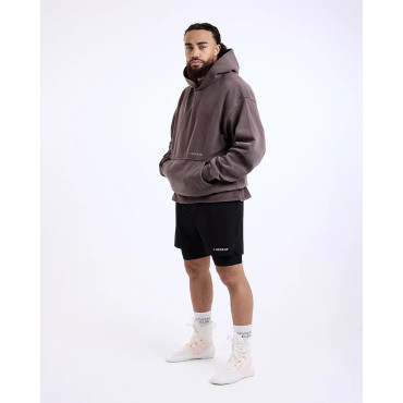 Hoodie BOXRAW Sparring Club – Brown