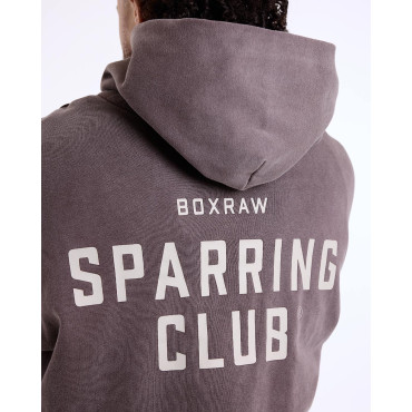 Hoodie BOXRAW Sparring Club – Brown