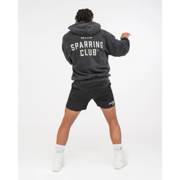 Zip Up Hoodie BOXRAW Sparring Club – black