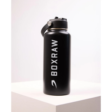 Ocelová láhev BOXRAW – černá 