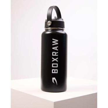 Steel bottle BOXRAW - black 