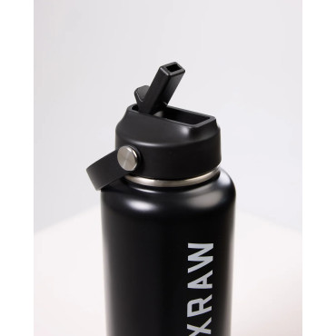 Steel bottle BOXRAW - black 