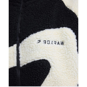 Bunda BOXRAW Walker Sherpa – černá