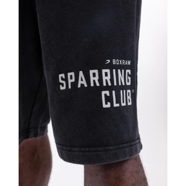 Sweat Shorts BOXRAW Sparring Club - black