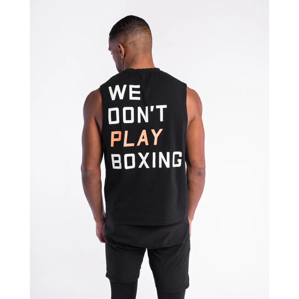 Tílko BOXRAW We Don't Play Boxing - černé Tílko BOXRAW We Don't Play Boxing - černé