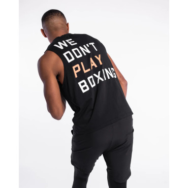 Tank BOXRAW We Don't Play Boxing - black
