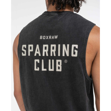 Muscle Tank BOXRAW Sparring Club - black