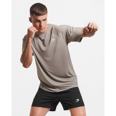 Tréninkové tričko BOXRAW Valdes Oversized - běžová