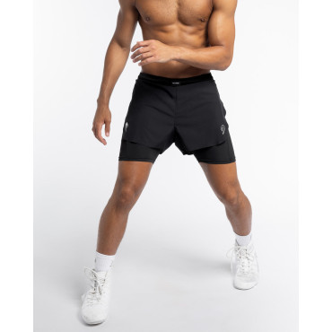 BOXRAW Tunero shorts 2in1 - black