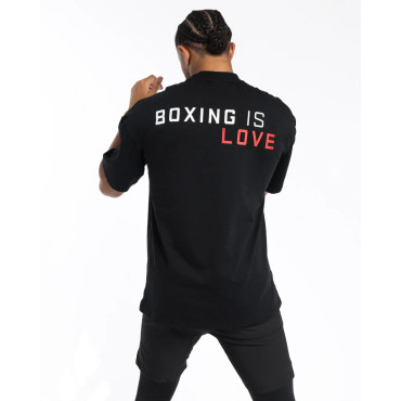 Tričko BOXRAW Boxing is Love - černé
