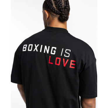 Tričko BOXRAW Boxing is Love - černé