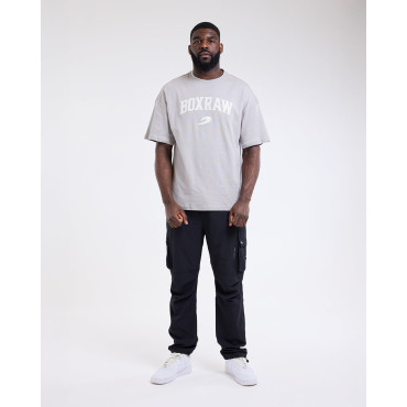 T-shirt BOXRAW East Street Oversized - grey