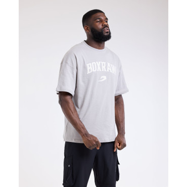 T-shirt BOXRAW East Street Oversized - grey