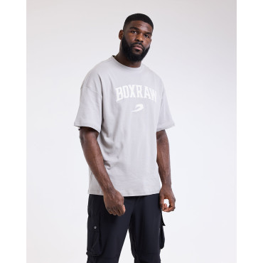 T-shirt BOXRAW East Street Oversized - grey