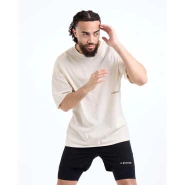T-shirt BOXRAW Sparring Club - beige
