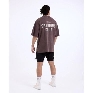 T-shirt BOXRAW Sparring Club - brown