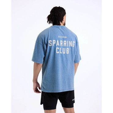 Tričko BOXRAW Sparring Club - modré