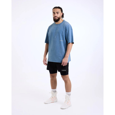T-shirt BOXRAW Sparring Club - blue