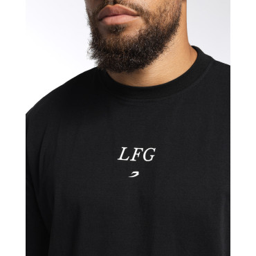 T-shirt BOXRAW Tunero Oversized - black