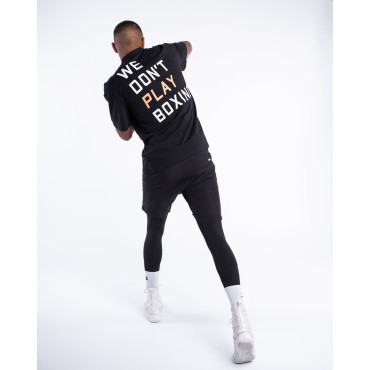 T-shirt BOXRAW We Don't Play Boxing - black
