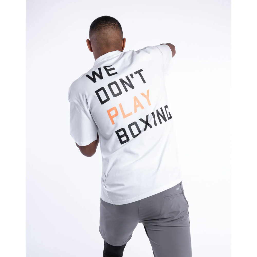 T-shirt BOXRAW We Don't Play Boxing - white T-shirt BOXRAW We Don't Play Boxing - white