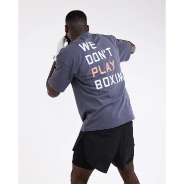 T-shirt BOXRAW We Don't Play Boxing - charcoal