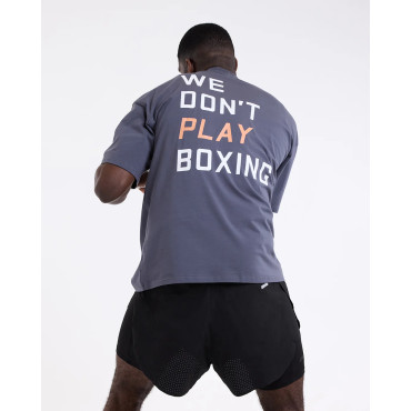 T-shirt BOXRAW We Don't Play Boxing - charcoal