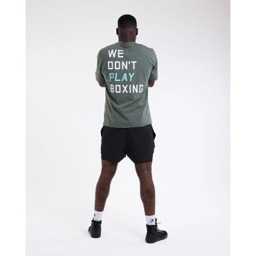 Tričko BOXRAW We Don't Play Boxing - zelené